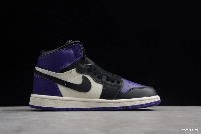 Air 555088-501  High OG Retro 1 'Court Kids Jordan Purple' 0908